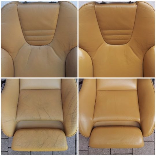 ein Recaro Sitz wurde neu aufbereitet