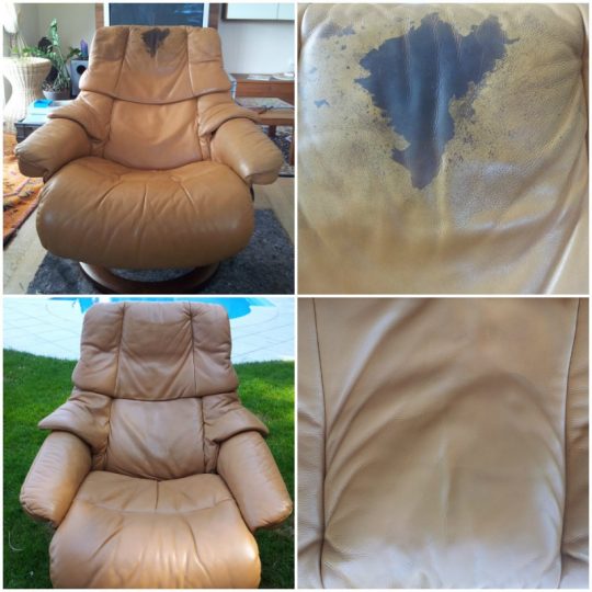 Stressless Sessel neu färben