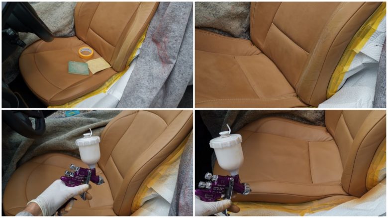 Leder reparieren und nachfärben
