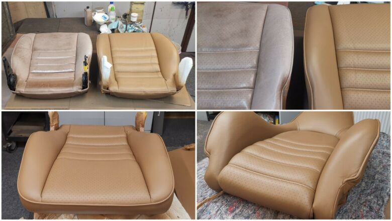 das Leder Interior ist wieder perfekt schön