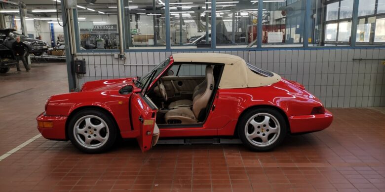 Porsche 964 Leder Interior Aufbereitung